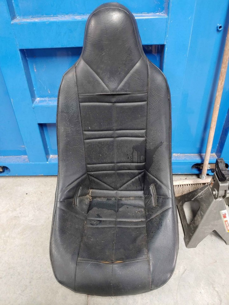 Plastic Poly Racing Seat w Cover Black for sale on RYNO Classifieds