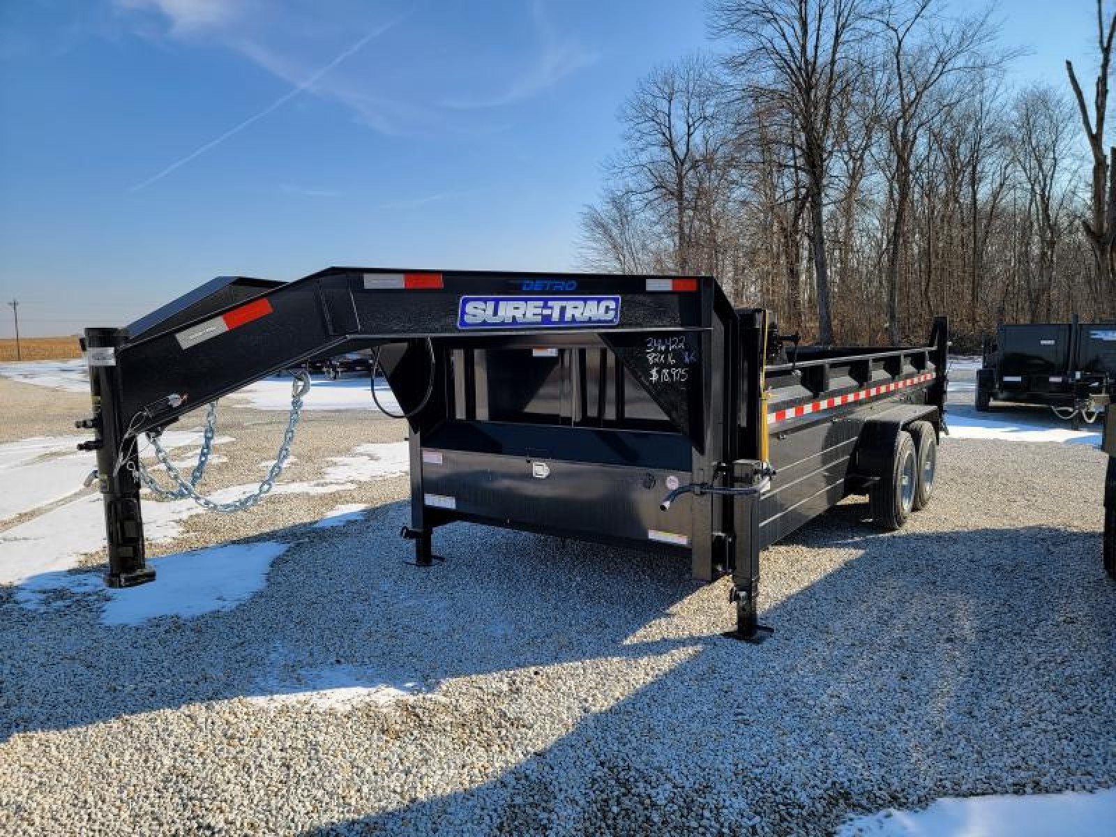 2021 SureTrac 82 x16 HD 16K Telescopic Gooseneck Dump Trailer for sale