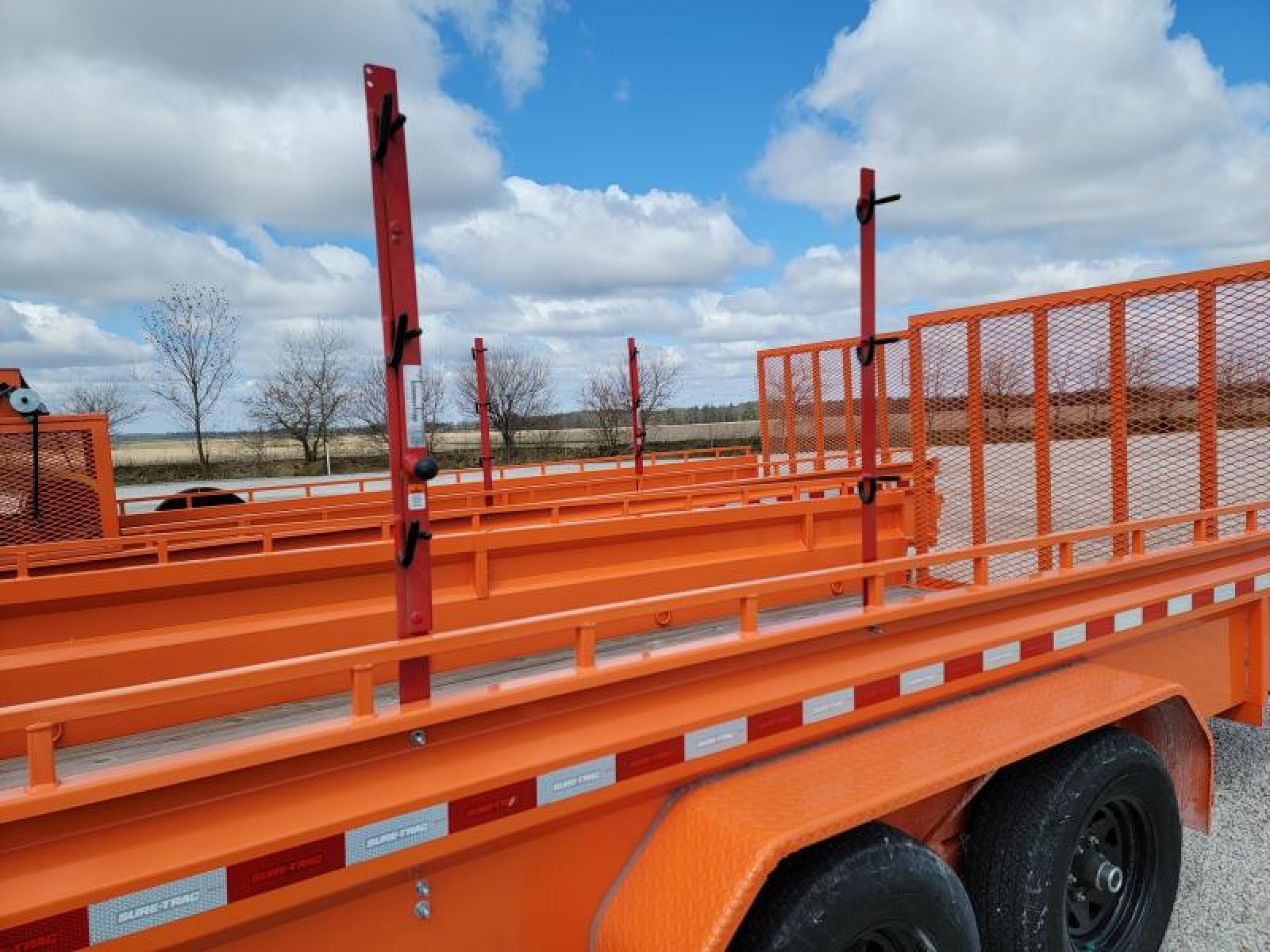 2020 SureTrac 7 x 20 High Side 10K Landscape Utility Trailer for sale