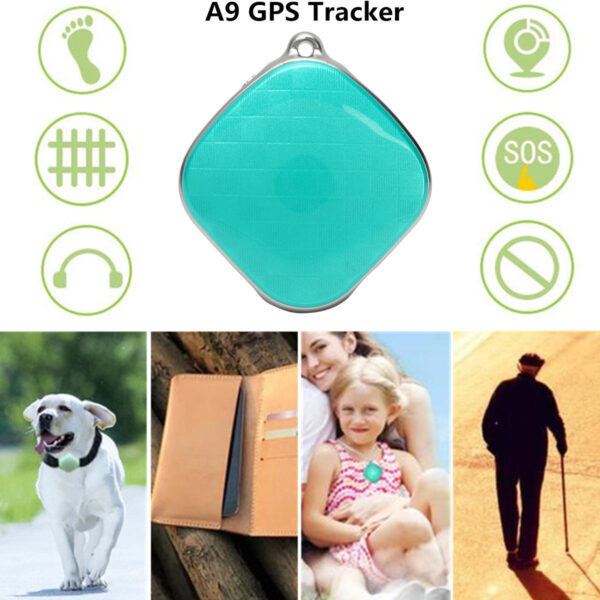micro gps tracking for child and Pet Mini GPS Tracker A9 Free  APP