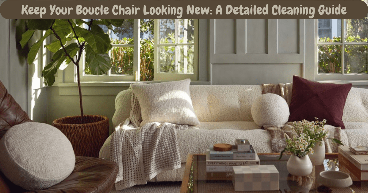 How to Clean Boucle Chairs The Ultimate Guide, Tips and Tricks
