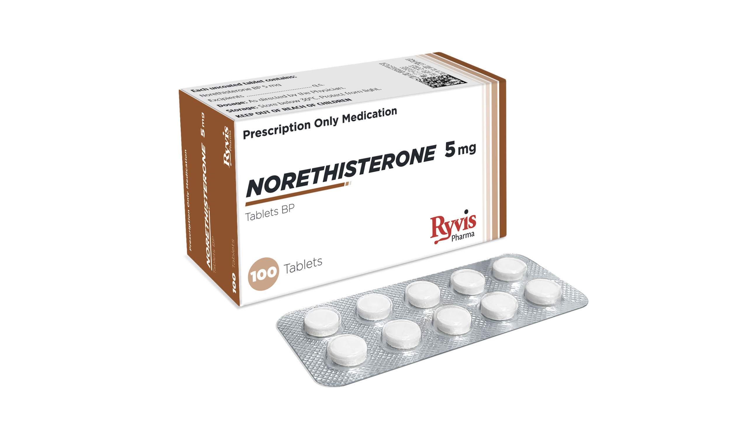 Norethisterone Tablets BP 5 mg Ryvis Pharma