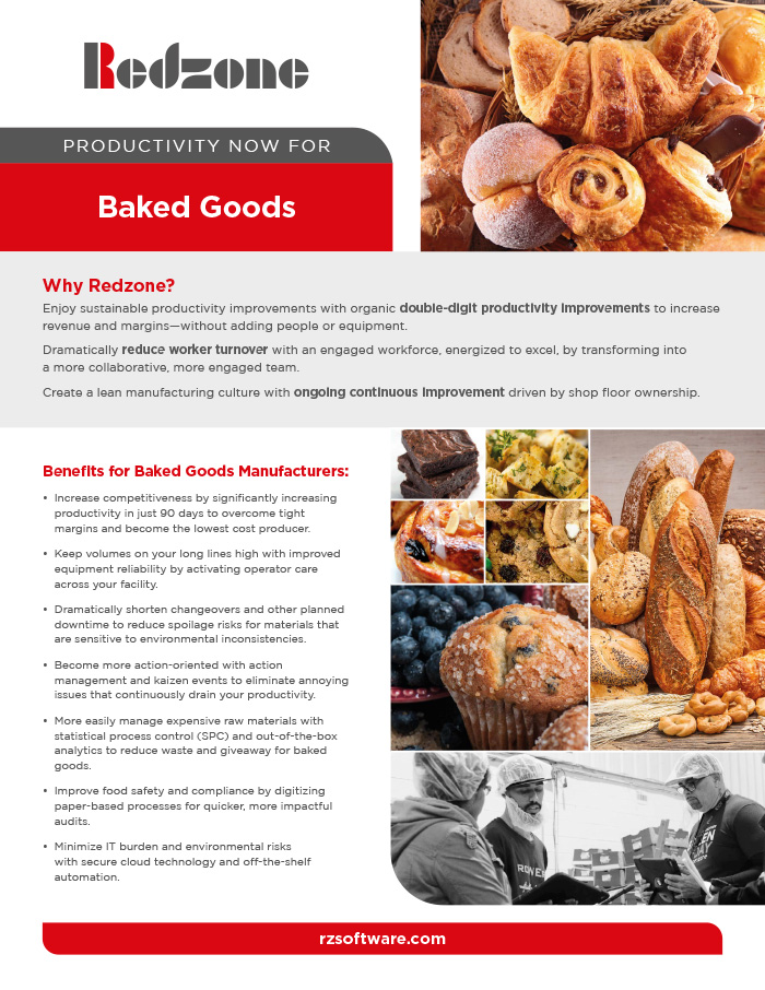 Baked Goods Redzone — The Connected Workforce Solution