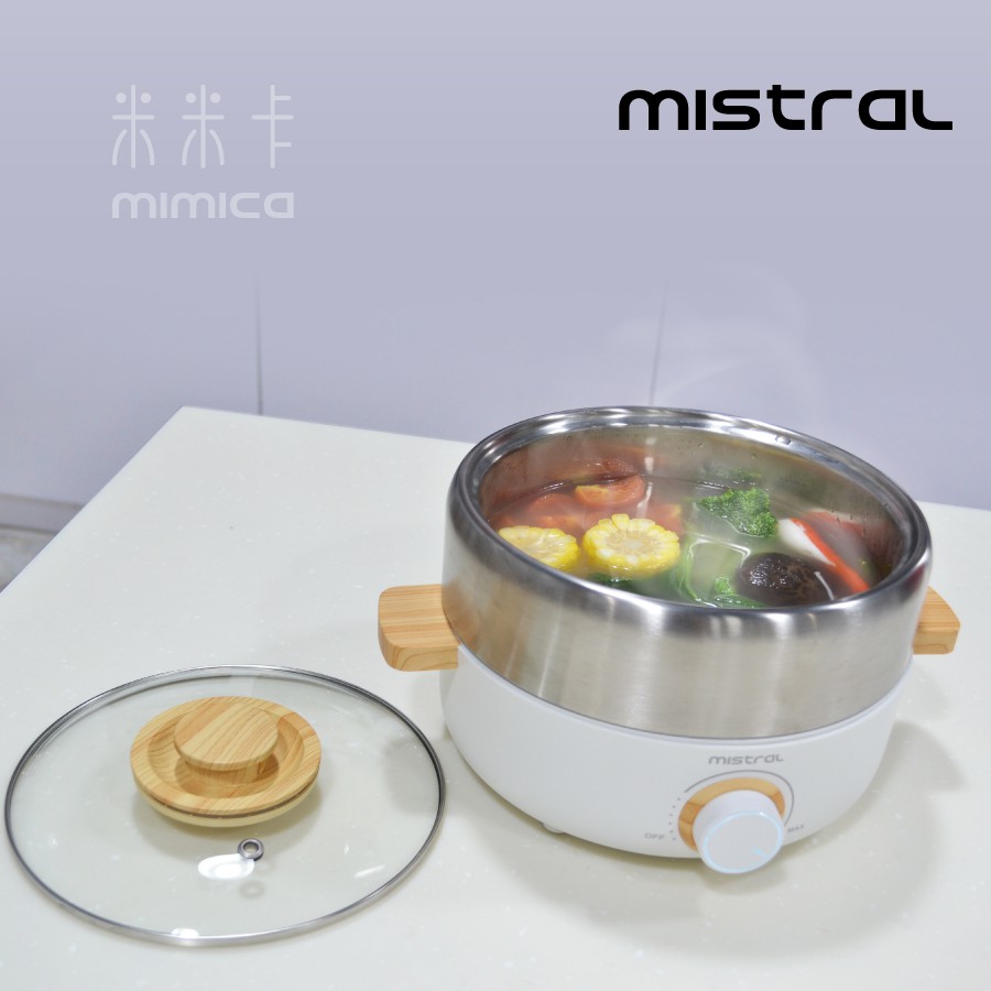 Mistral Mimica Multifunctional Electric Hot Pot with Grill MHP3