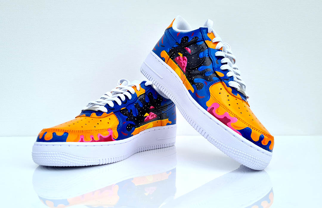 Air Force 1 Splash ! Sneakers Customisées Lyon