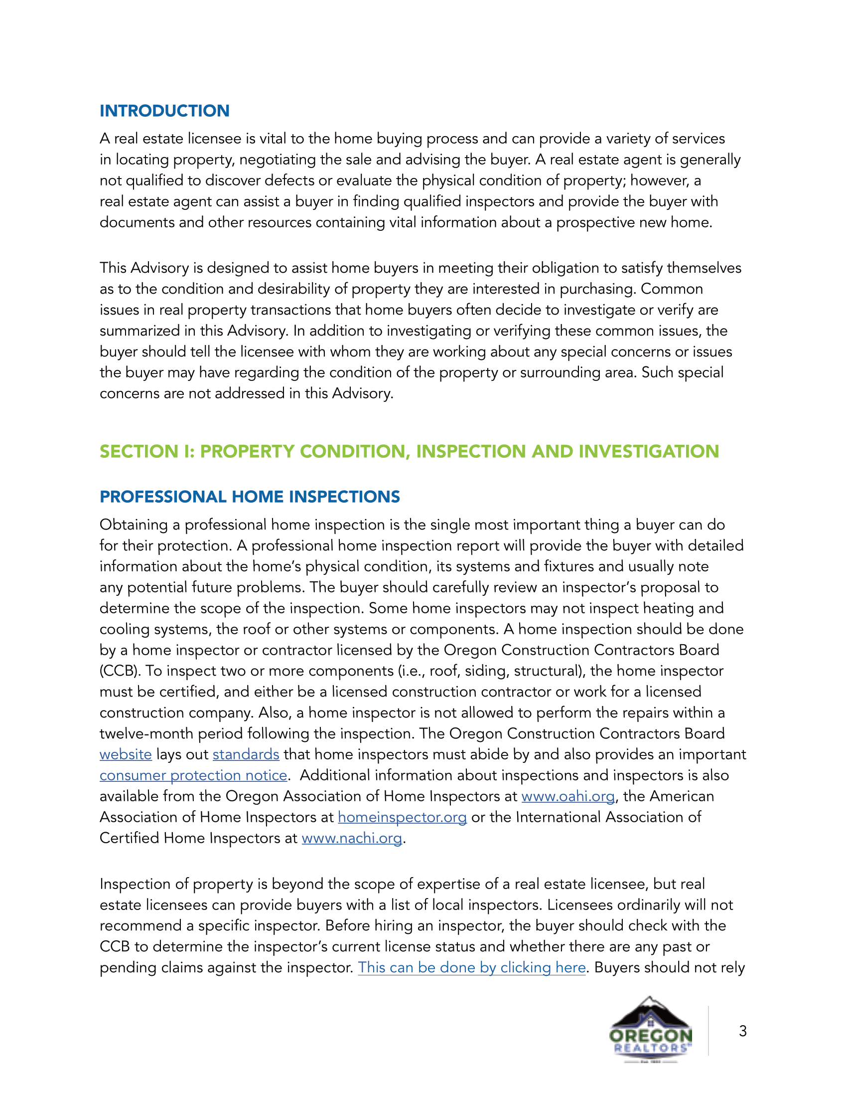 Oregon Property Buyer Advisory View Oregon Real Estate