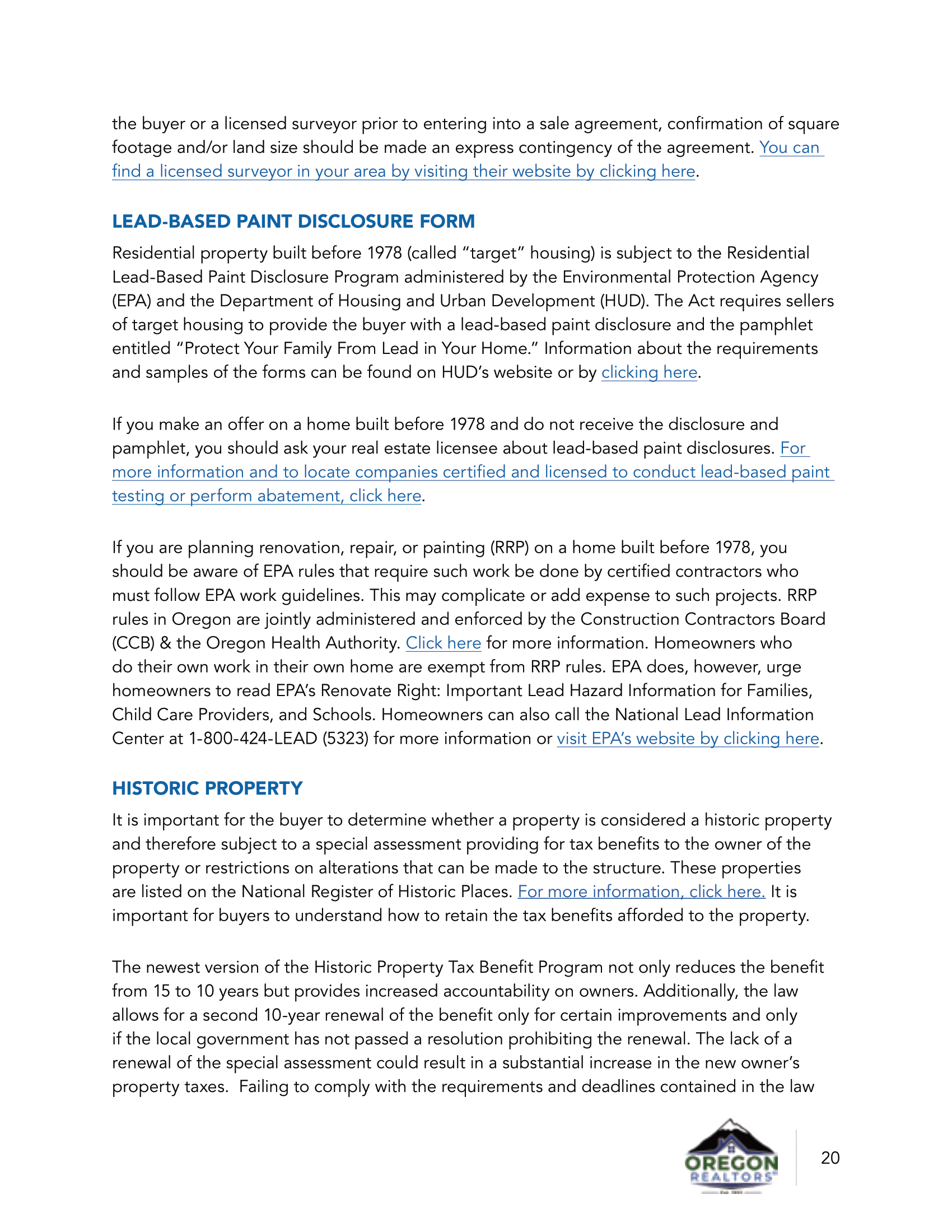 Oregon Property Buyer Advisory View Oregon Real Estate