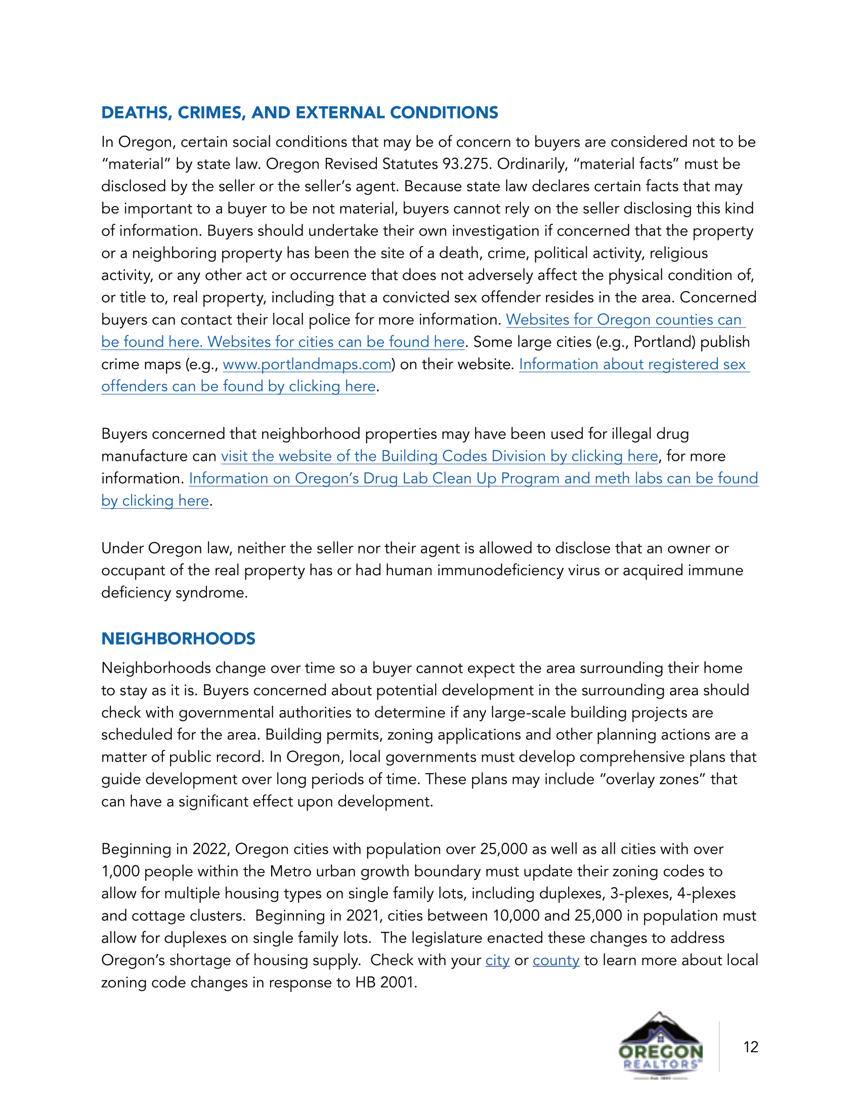 Oregon Property Buyer Advisory View Oregon Real Estate