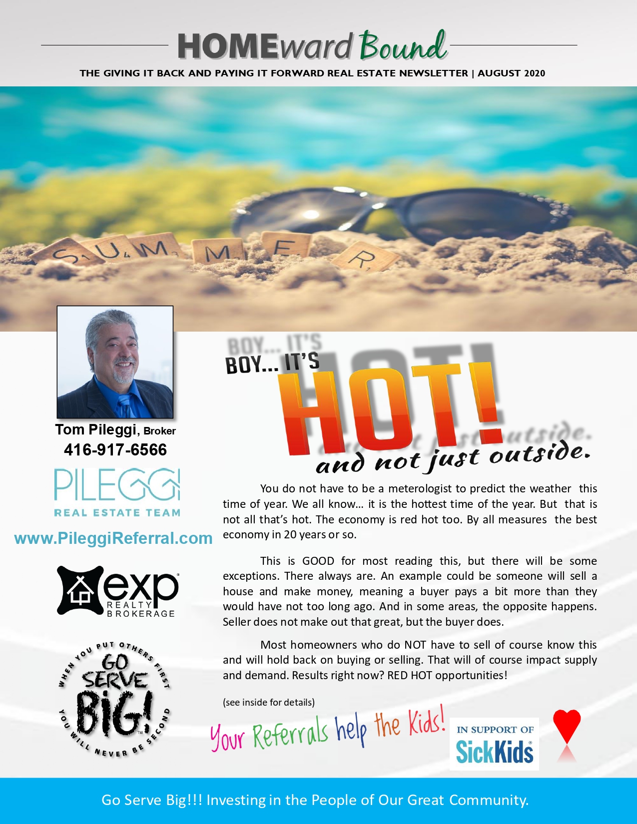 August Pileggi Real Estate Teams HomeWard Bound Newsletter Pileggi