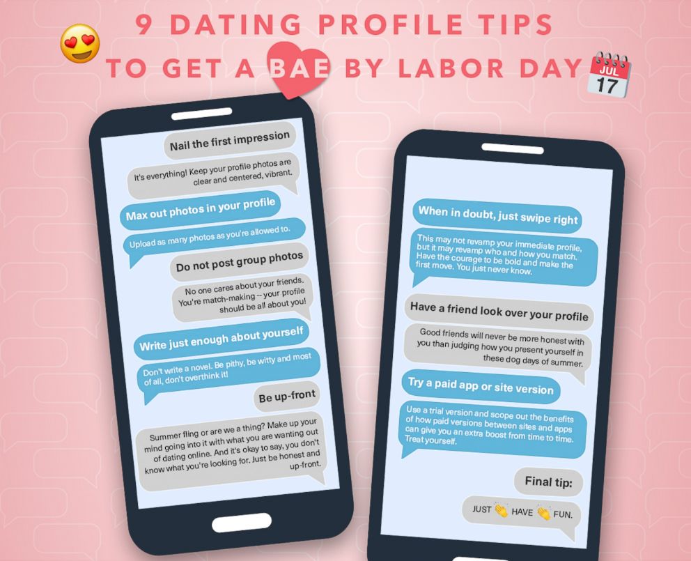 9 dating profile tips to get a bae by Labor Day GMA