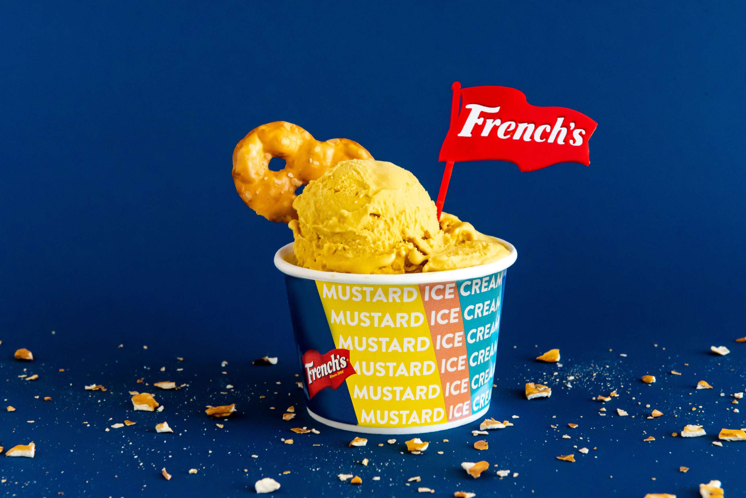 French's churns up yellow mustard ice cream for a bold spin on the classic condiment ABC News