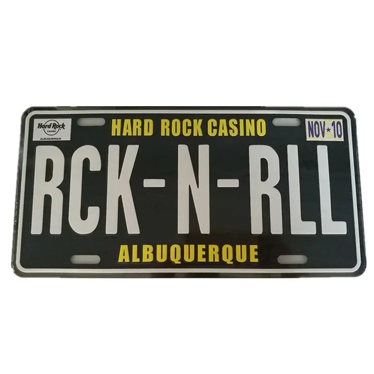 Oklahoma Custom Personalized License Plate AUTO OR MOPED bike