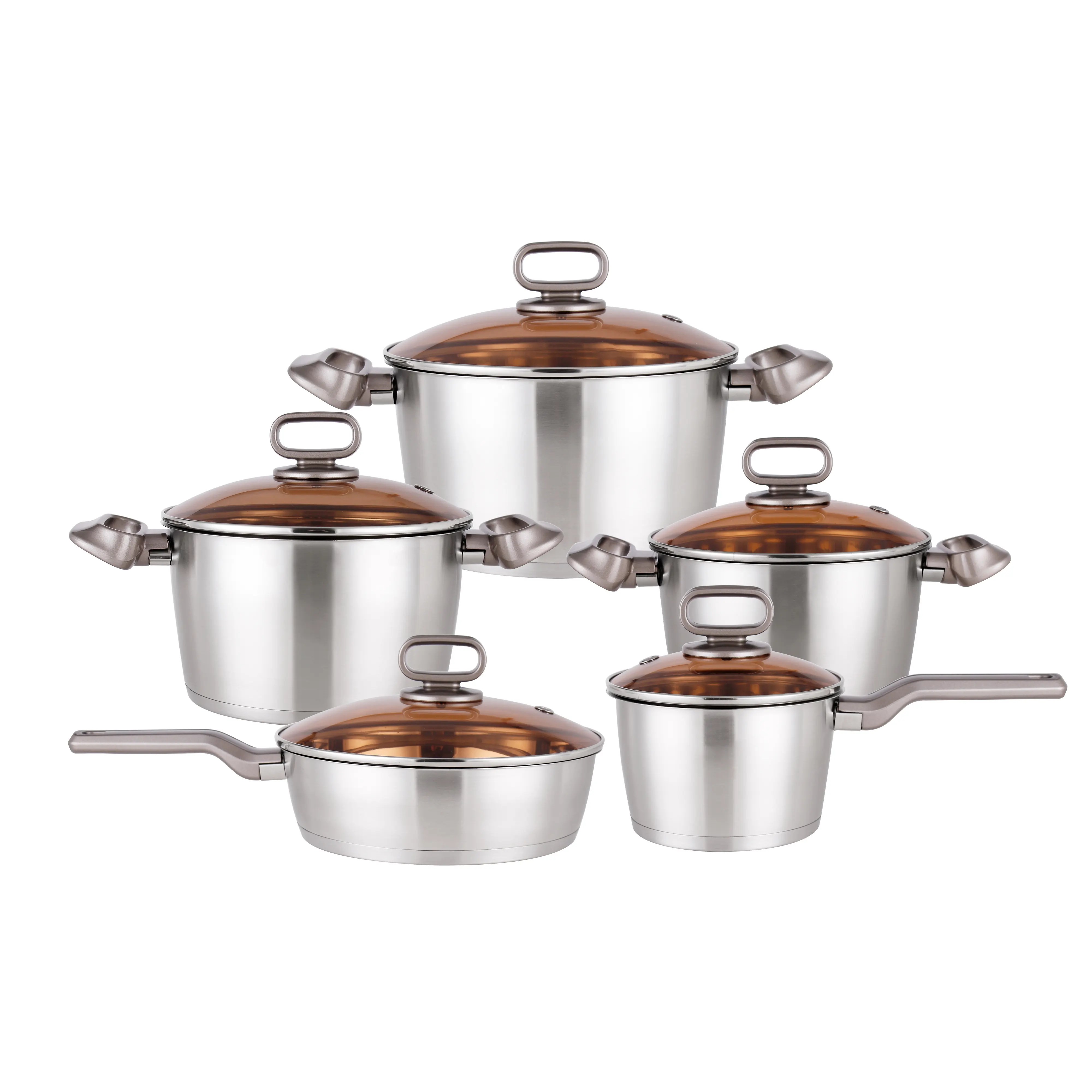 12Piece Cookware Set Rainbow Electroplated Nonstick Pots Pans Saucepan Fry pan Pan Sets Home