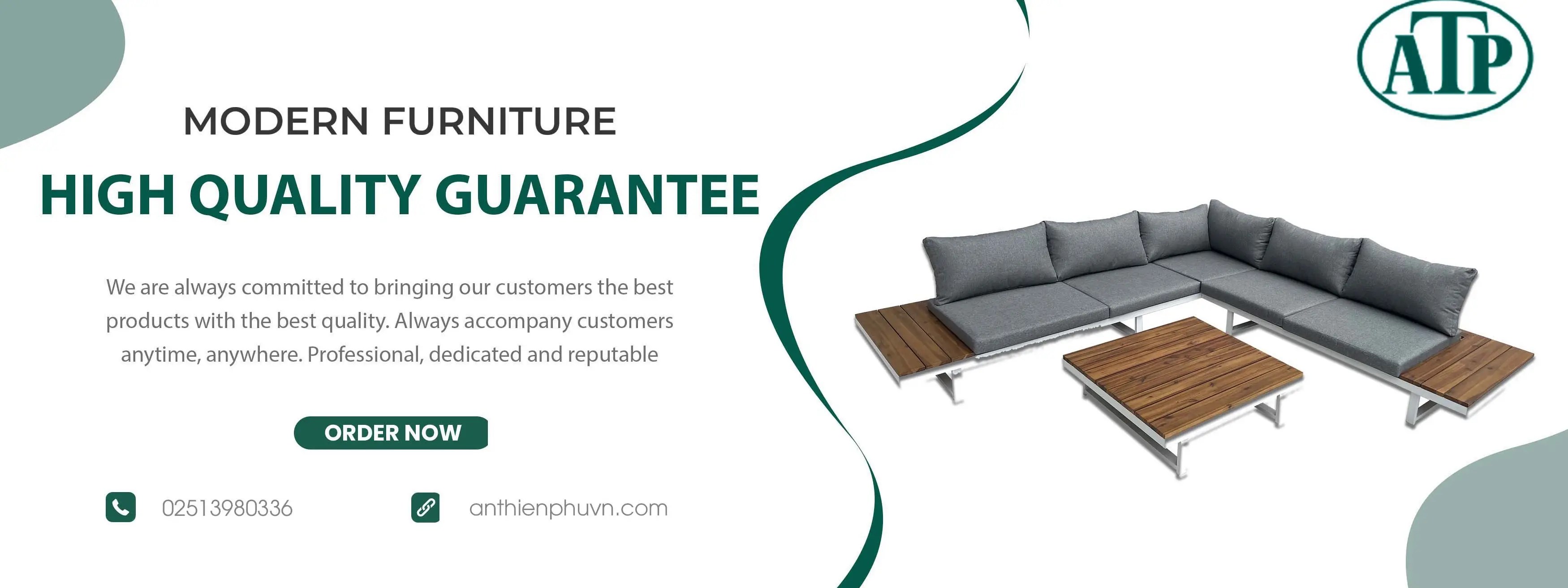 AN THIEN PHU CO., LTD Outdoor sofa set, Outdoor table set
