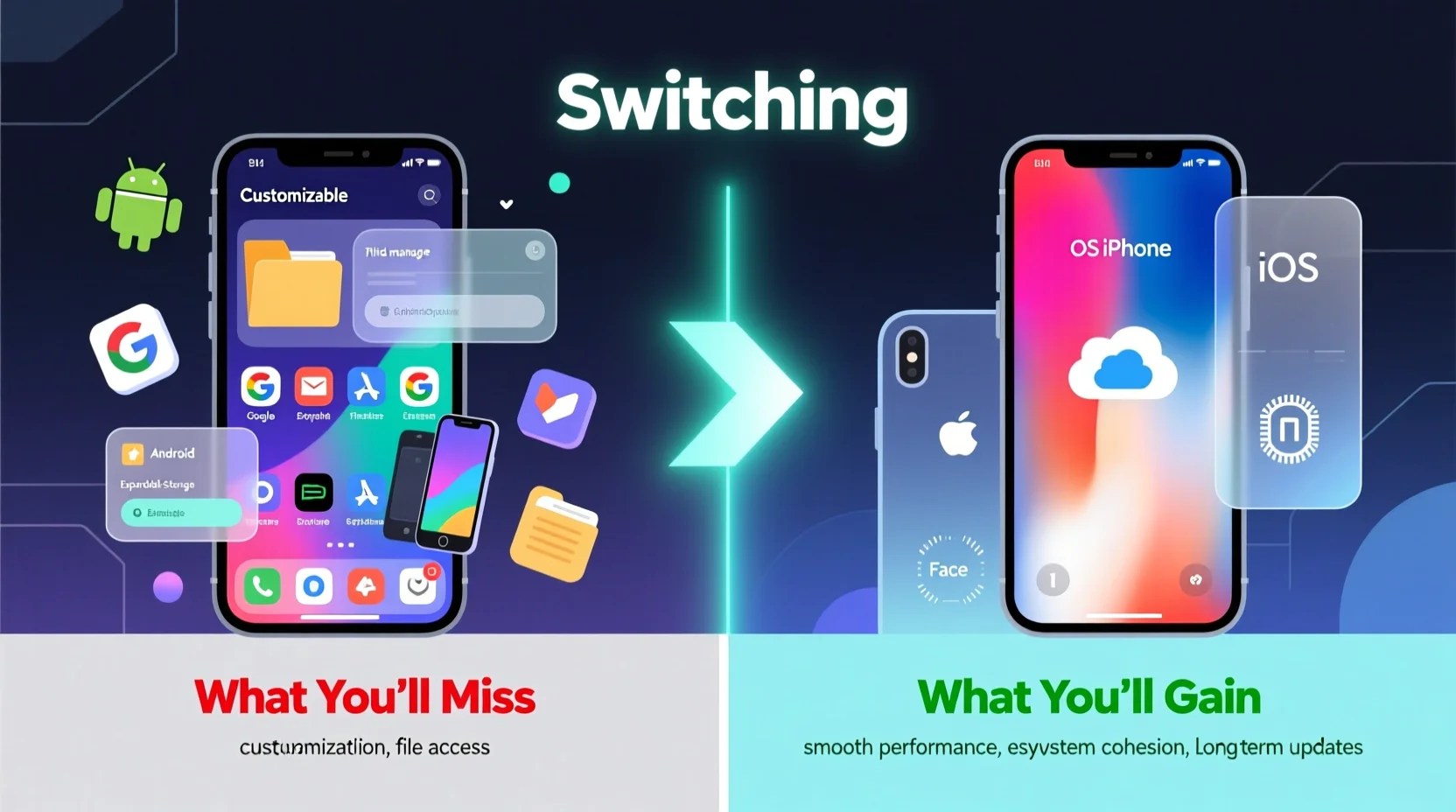 Switching From Android To Iphone What Youll Miss And What Youll Gain