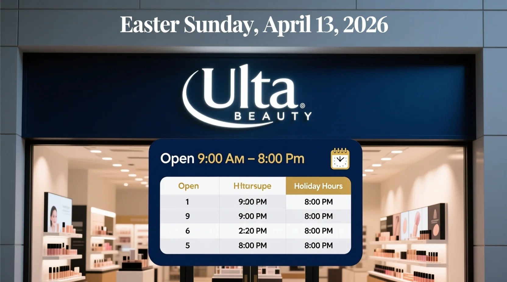 Is Ulta Open on Easter 2026? Store Hours Info