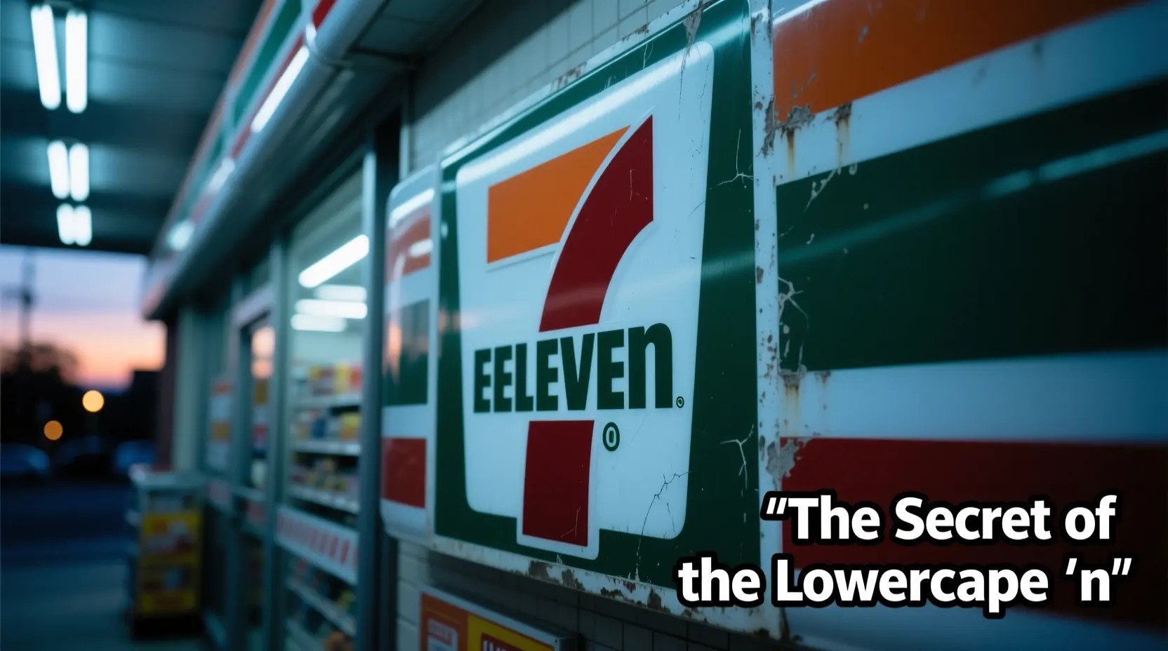 Why Is The N Lowercase In 7 Eleven The Logos Secret