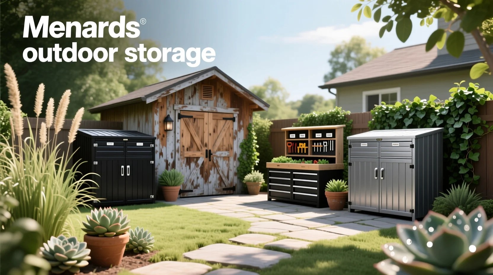 Outdoor Storage Guide How To Choose The Right Solution At Menards