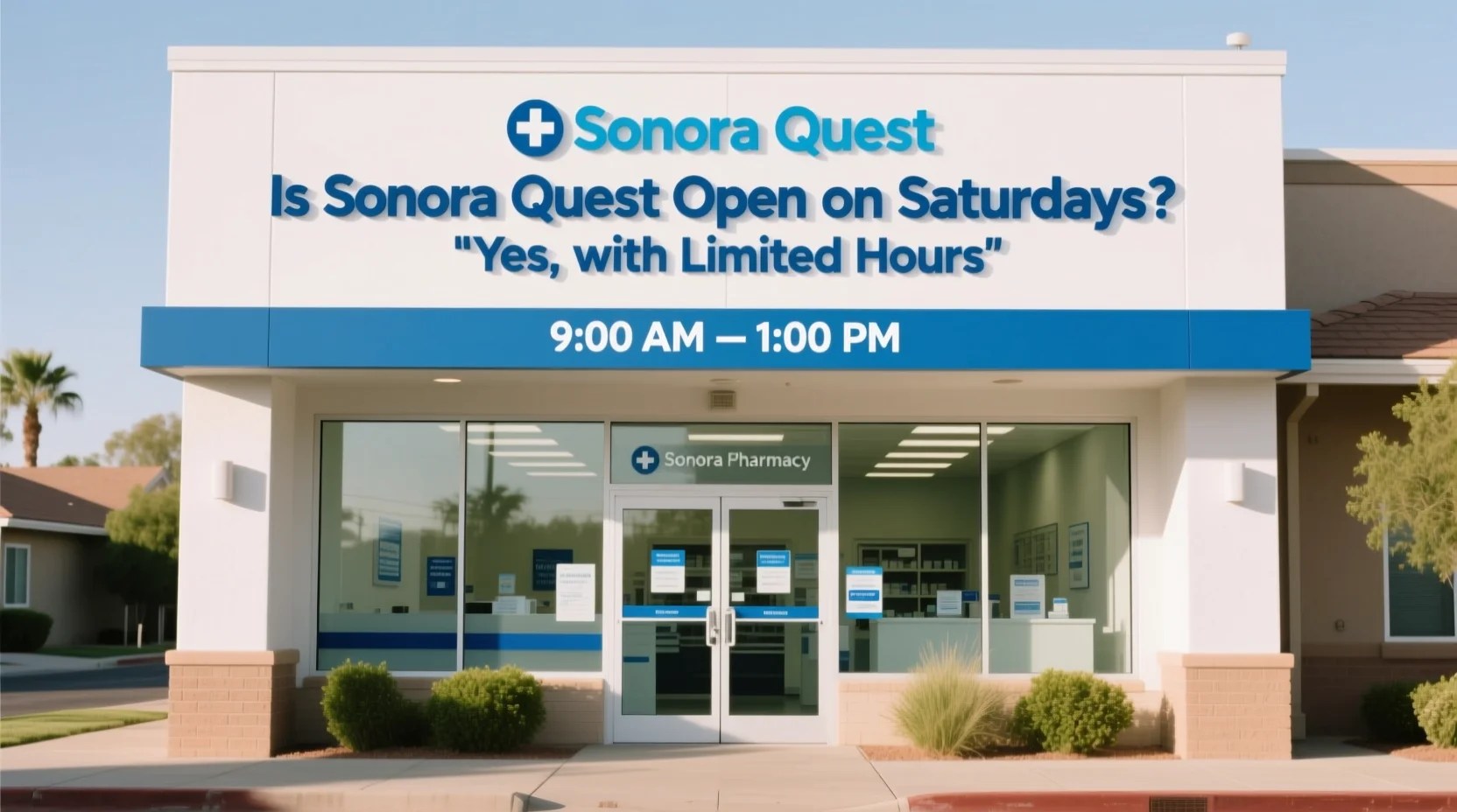 Is Sonora Quest Open on Saturdays? Yes, with Limited Hours