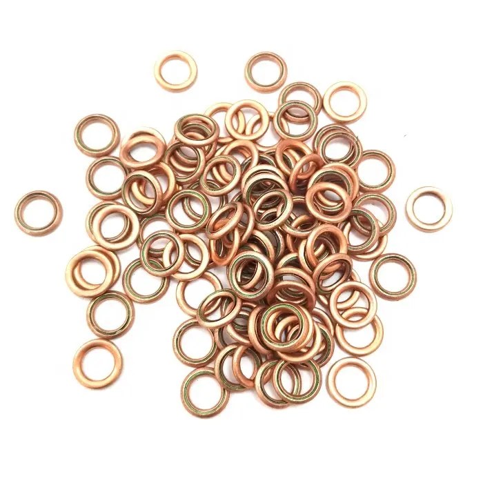 Details about Copper with Asbestos Core Sealing Washers Gasket Pads for
