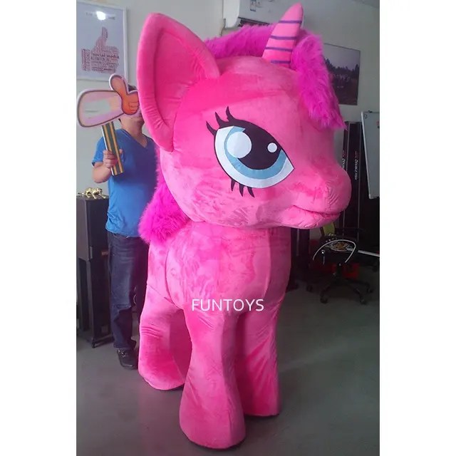 【たちは】 Funtoys Purple Pony Mascot Costumes Unicorn Cosplay Horse
