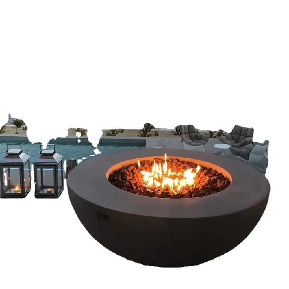 Outdoor gas stove courtyard villa gas stove Natural gas brazier table