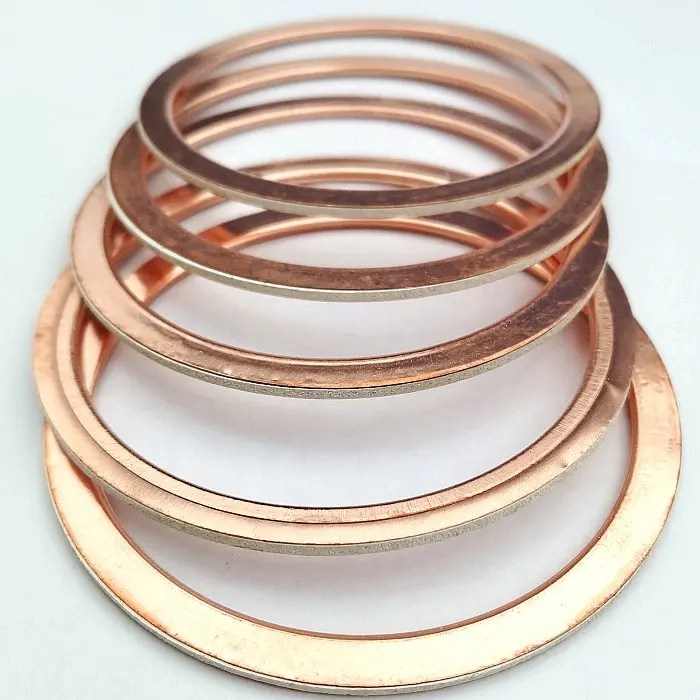 Details about Copper with Asbestos Core Sealing Washers Gasket Pads for