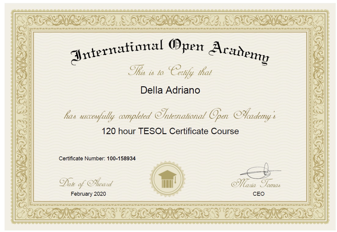 Della English tutor for kids on