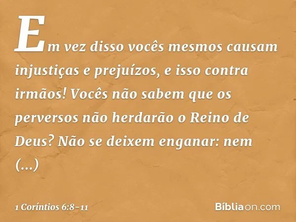 1 Coríntios 6811 Bíblia