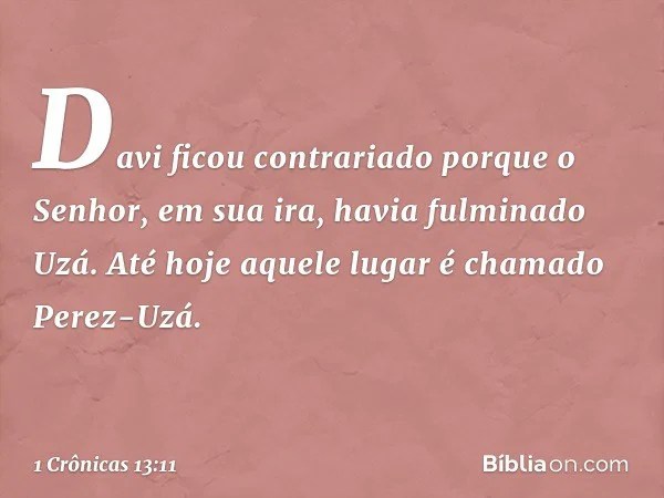 1 Crônicas 1311 Bíblia