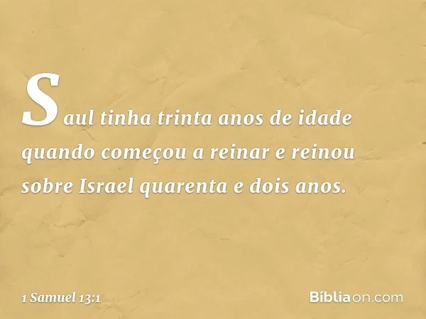 1 Samuel 131 Bíblia