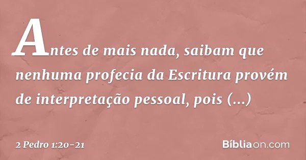 2 Pedro 12021 Bíblia