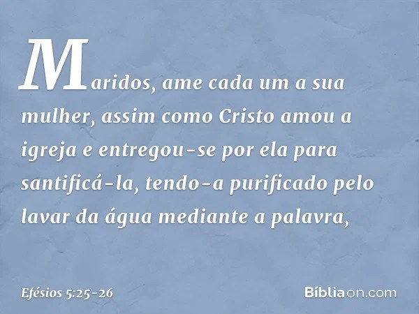 Efesios 5 25 26 Biblia