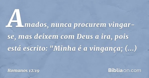Romanos 1219 Bíblia