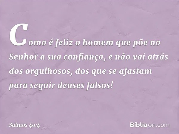 Salmo 40 4 Biblia