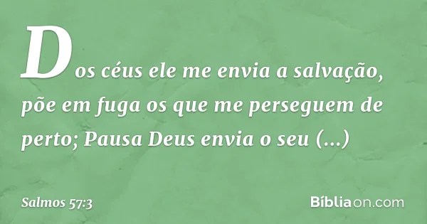 Salmo 57 3 Biblia