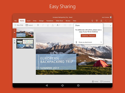 Microsoft Office PowerPoint (free version) download for PC