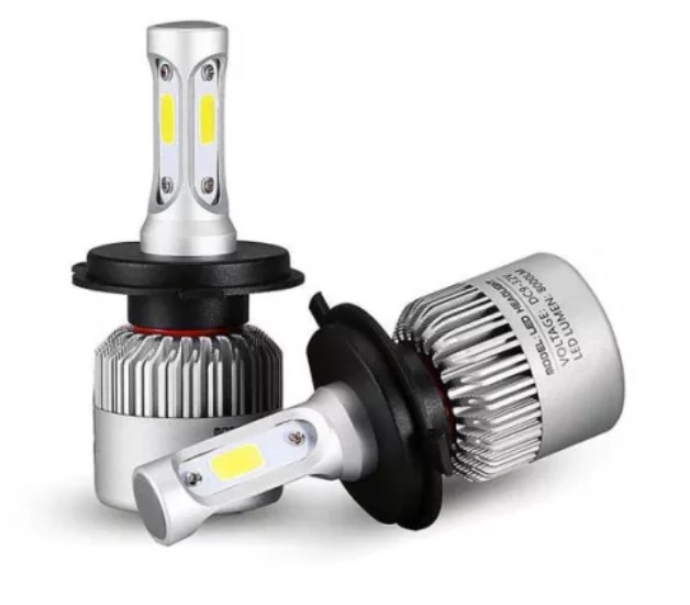 Kit becuri led auto CSP H1 H4 H7 tip cree faza scurta/lunga 6500K, 72W/SET