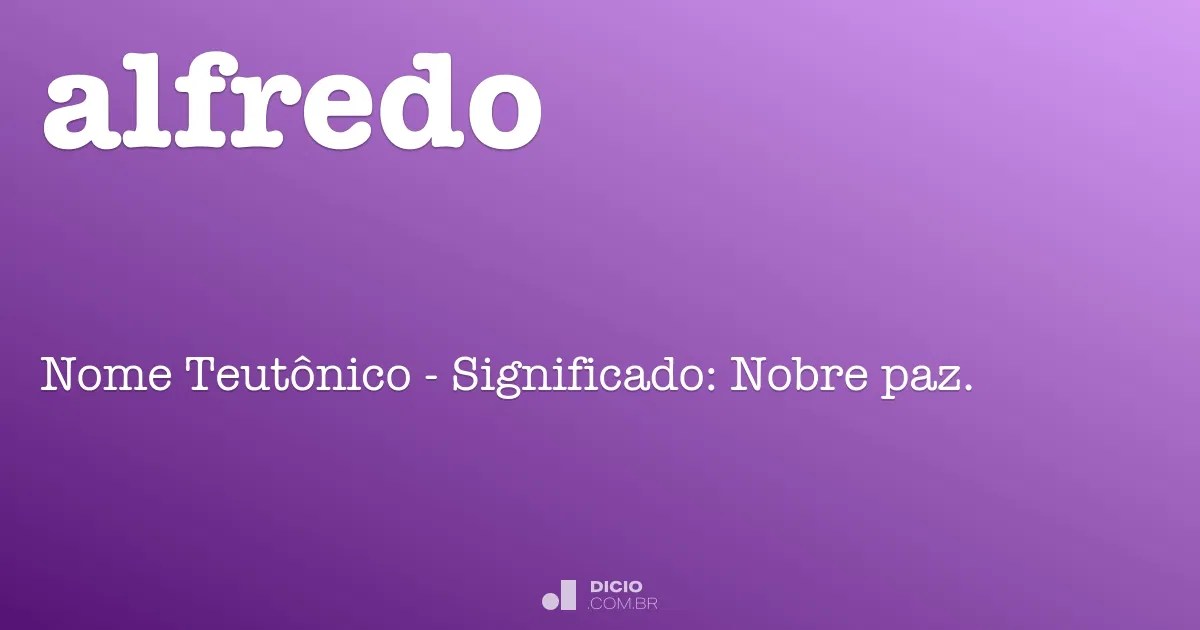 Alfredo Dicio, Dicionário Online de Português