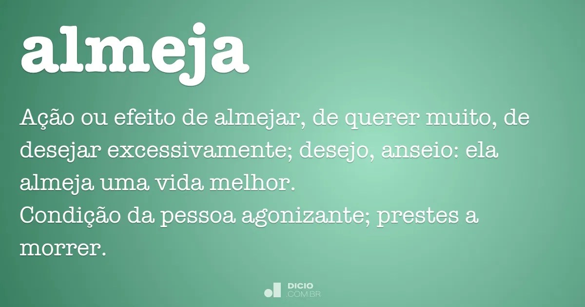 Almeja Dicio, DicionÃ¡rio Online de PortuguÃªs