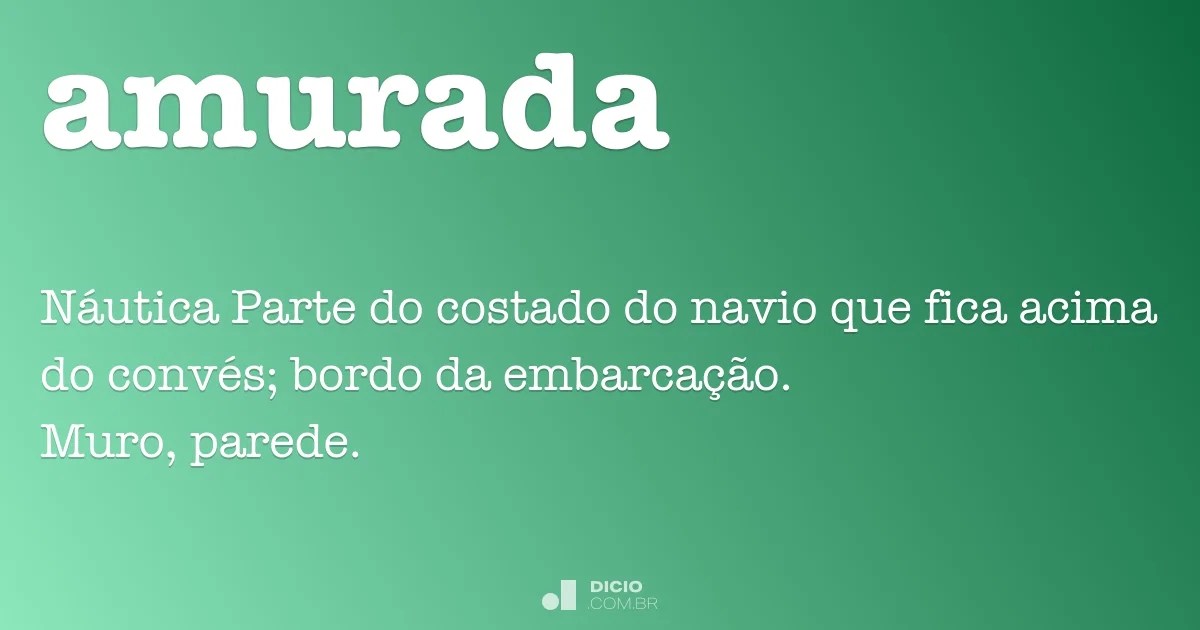 Amurada Dicio, DicionÃ¡rio Online de PortuguÃªs