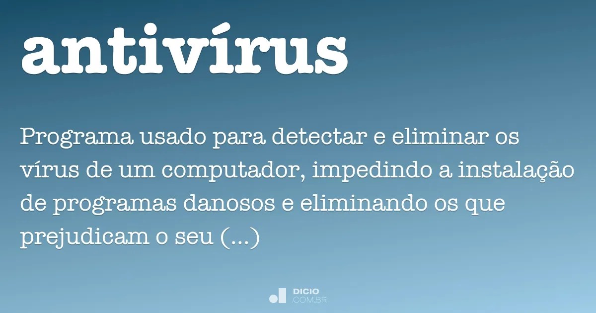 Antivírus Dicio, Dicionário Online de Português