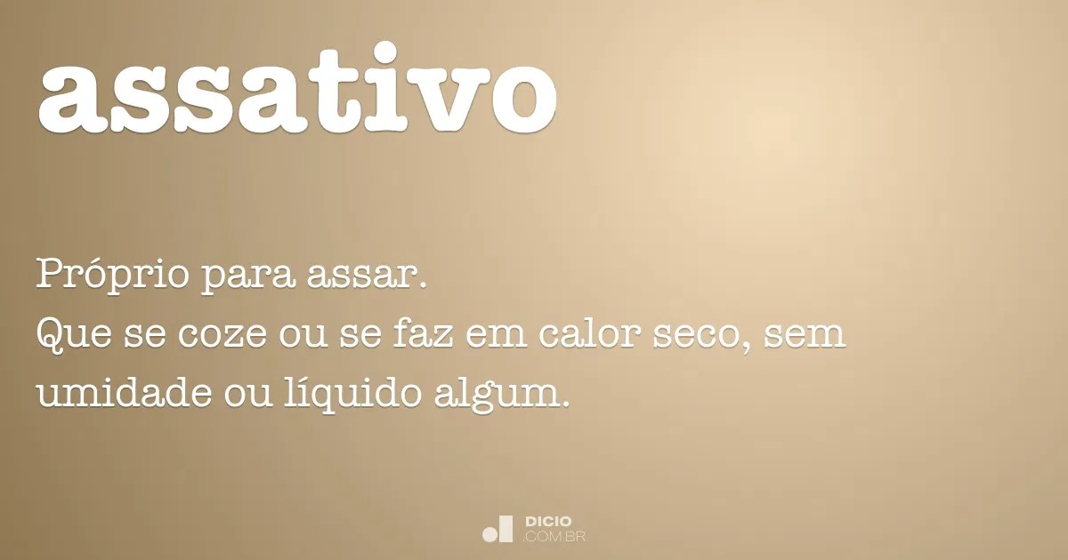 Assativo Dicio, Dicionário Online de Português