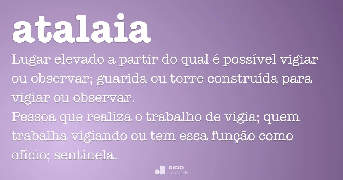 Atalaia Dicio, Dicionário Online de Português
