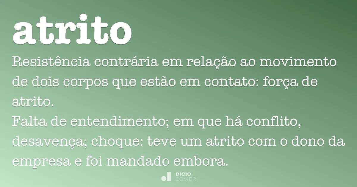 Os 19 o quê significa atrito de 2022