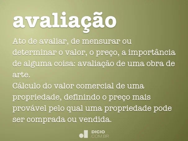 O Que É Avaliação