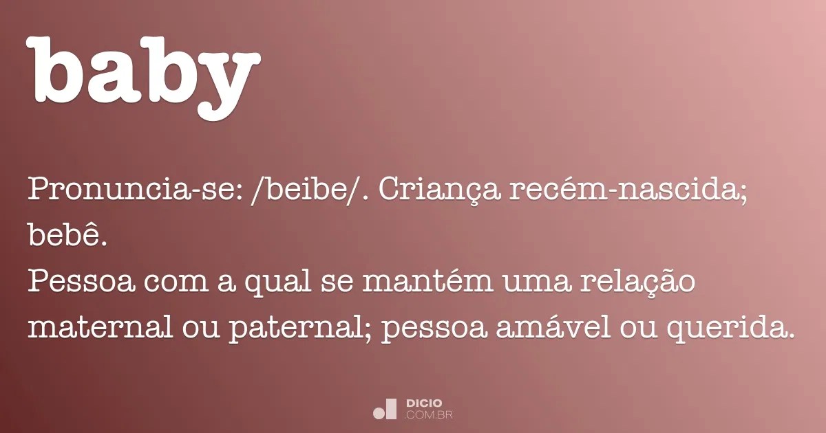 Baby Dicio, Dicionário Online de Português
