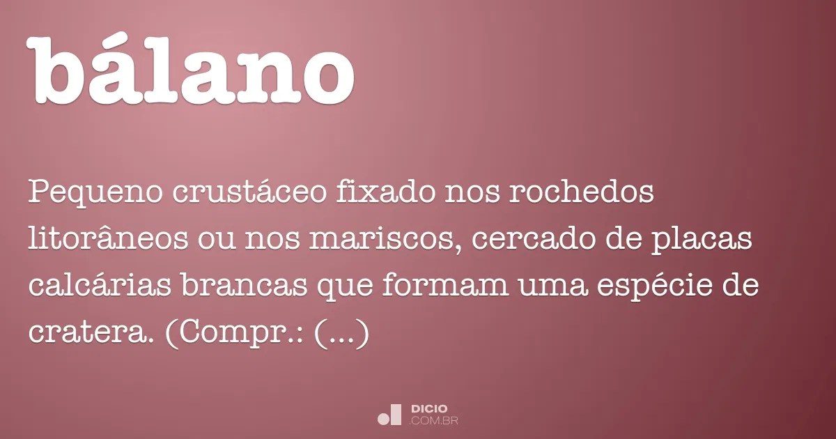 Bálano Dicio, Dicionário Online de Português