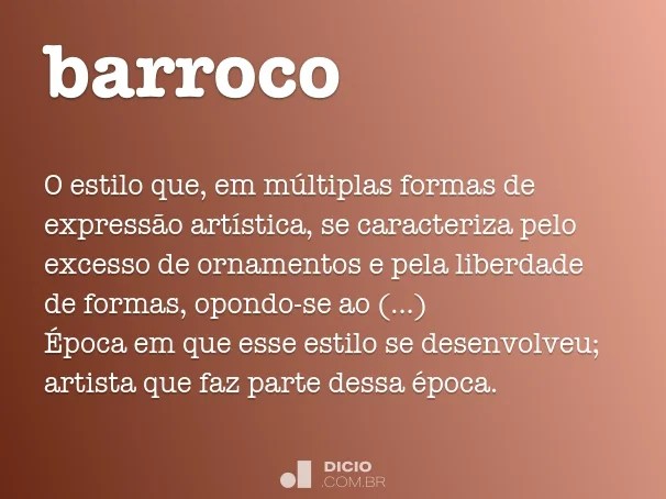 Barroco Dicio, Dicionário Online de Português