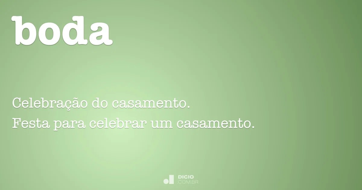 Boda Dicio, Dicionário Online de Português